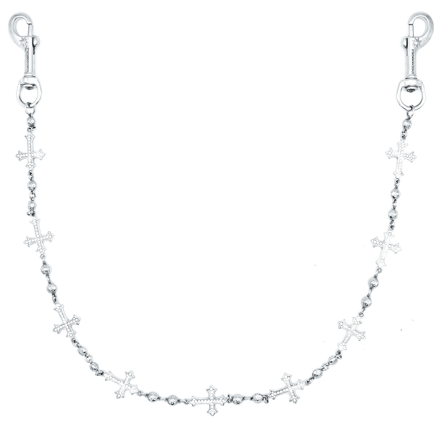Starchain World Sliver Crosses Wallet Chain
