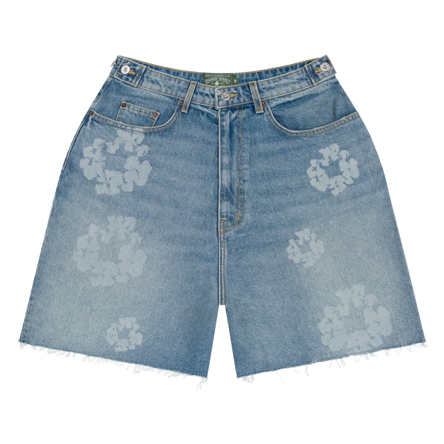 Denim Tears Laser Wreath Denim Short Blue