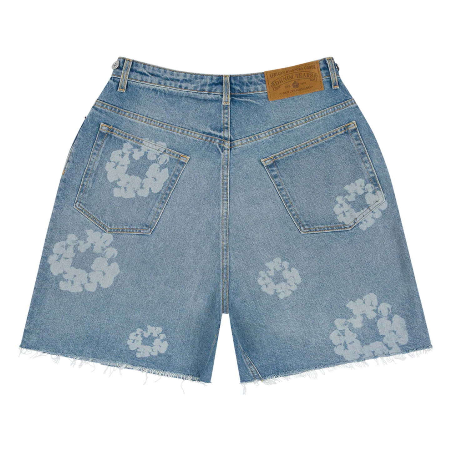Denim Tears Laser Wreath Denim Short Blue