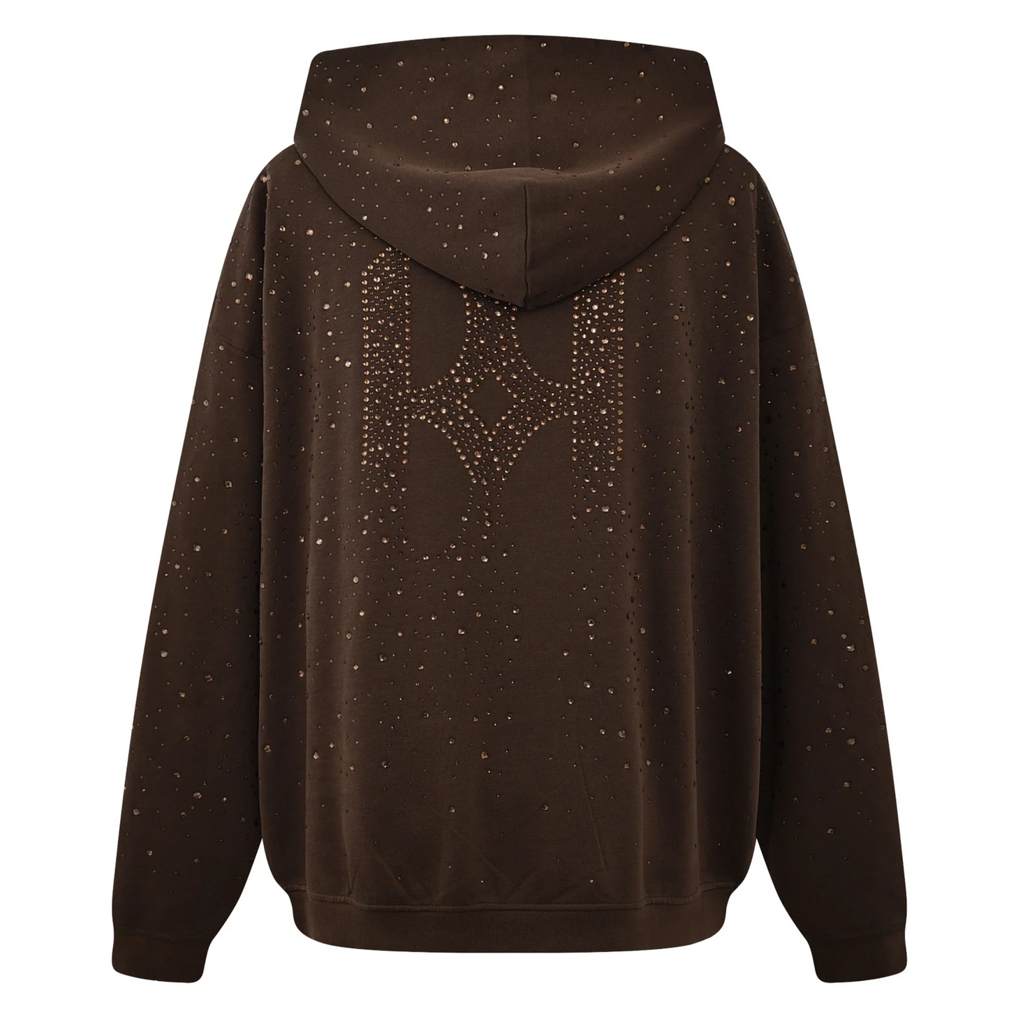 Birth of Royal Child 20K Swarovski Diamond Hoodie in Brown