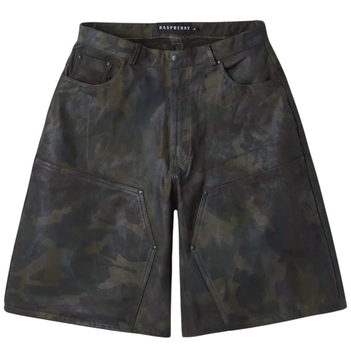 GV Gallery Raspberry Hills Leather Carpenter Shorts Camo