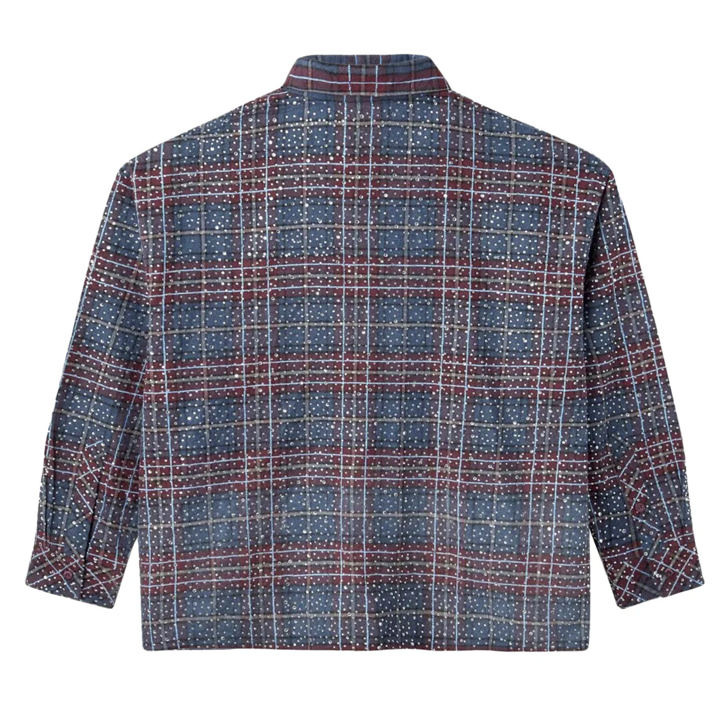 Happy Memories DON'T DIE Disco Flannel Navy/Red