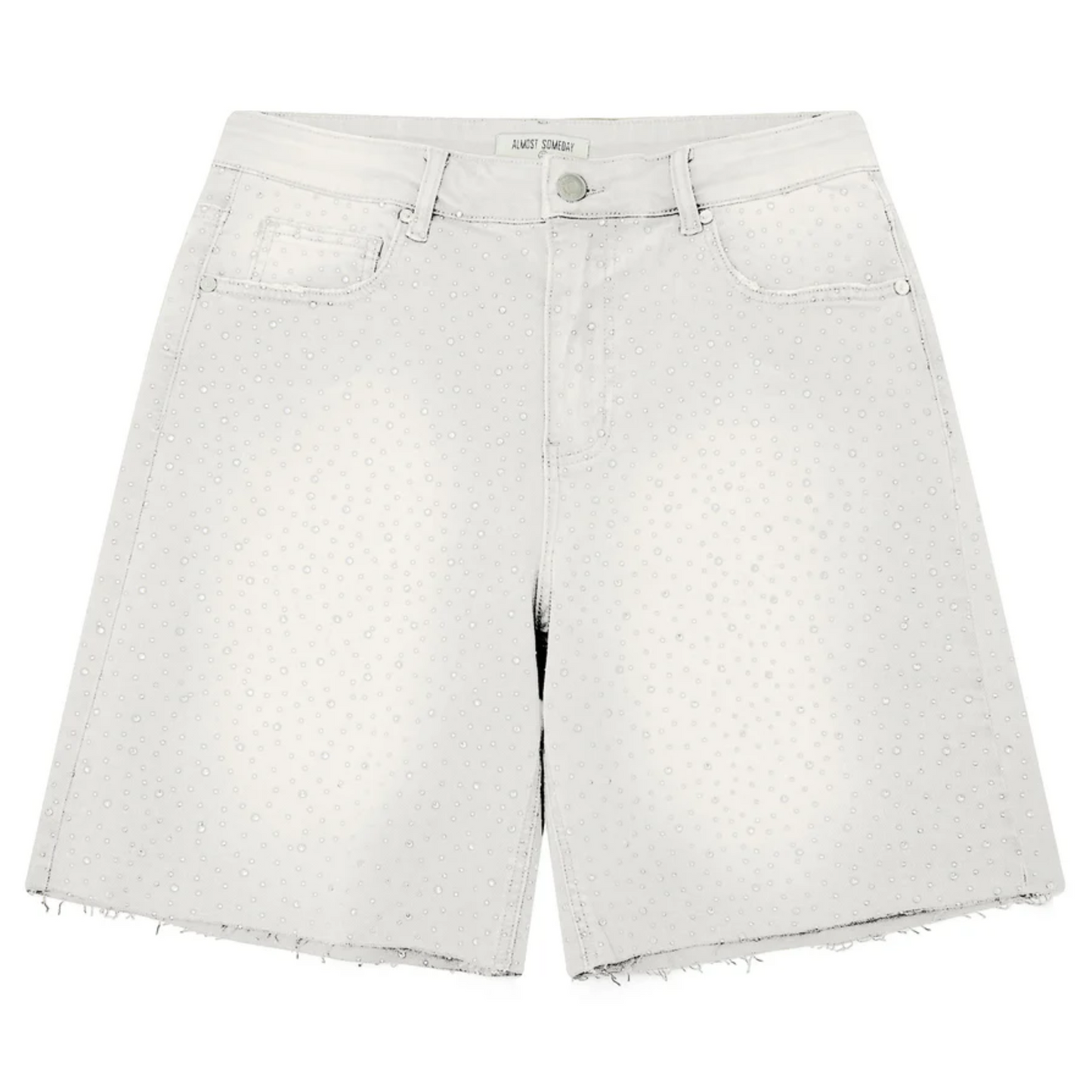 Almost Someday Cosmo Jorts White