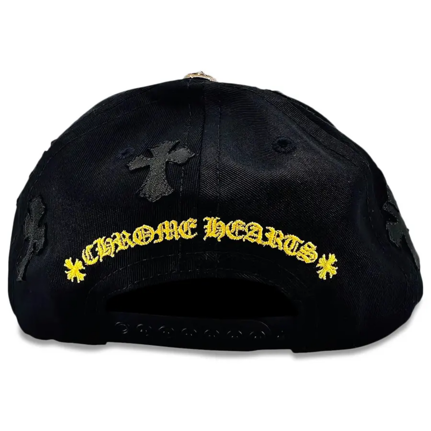 Chrome Hearts Cross Patch Hat Black/Yellow