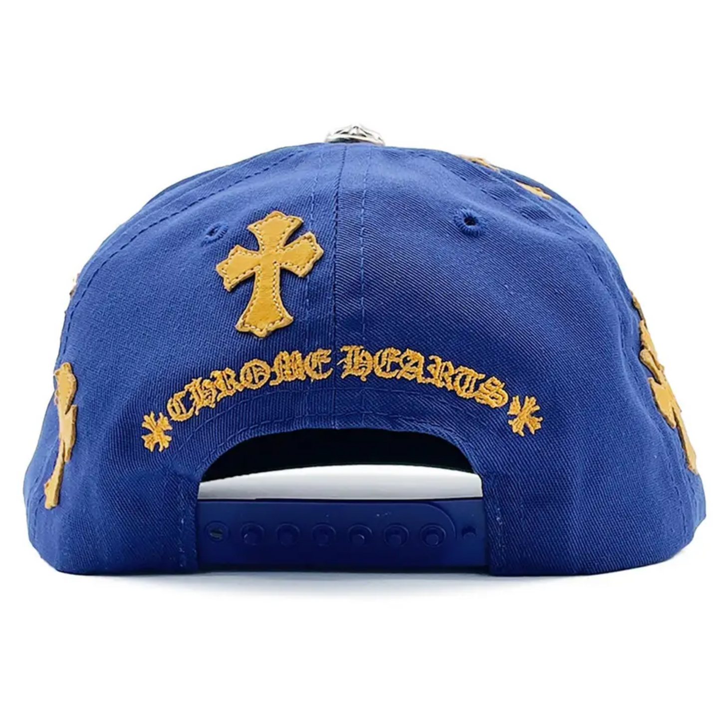 Chrome Hearts Cross Patch Hat Blue/Yellow