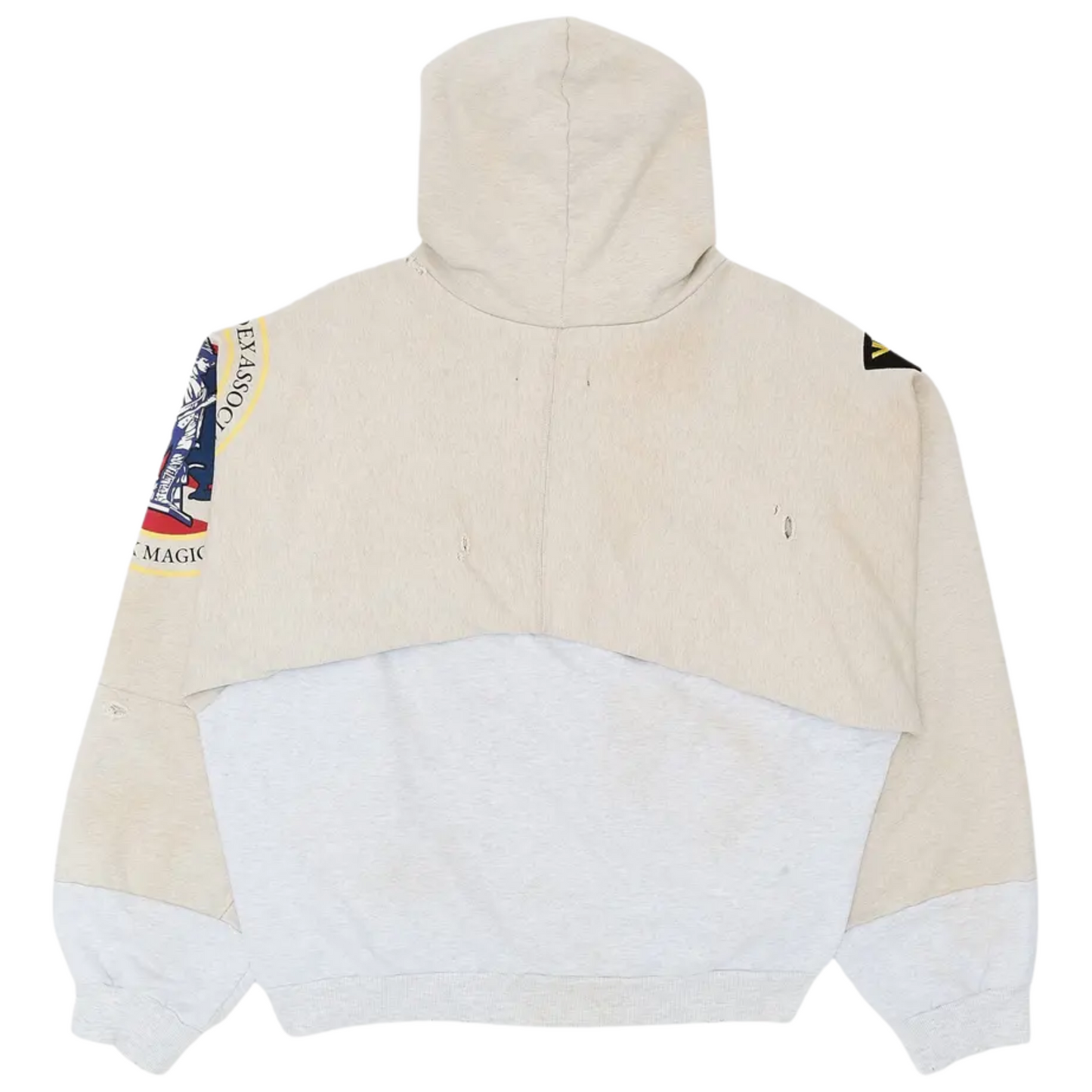 Project G/R Reconstructed Folded Zip Hoodie Dirty Melange NYC Exclusive