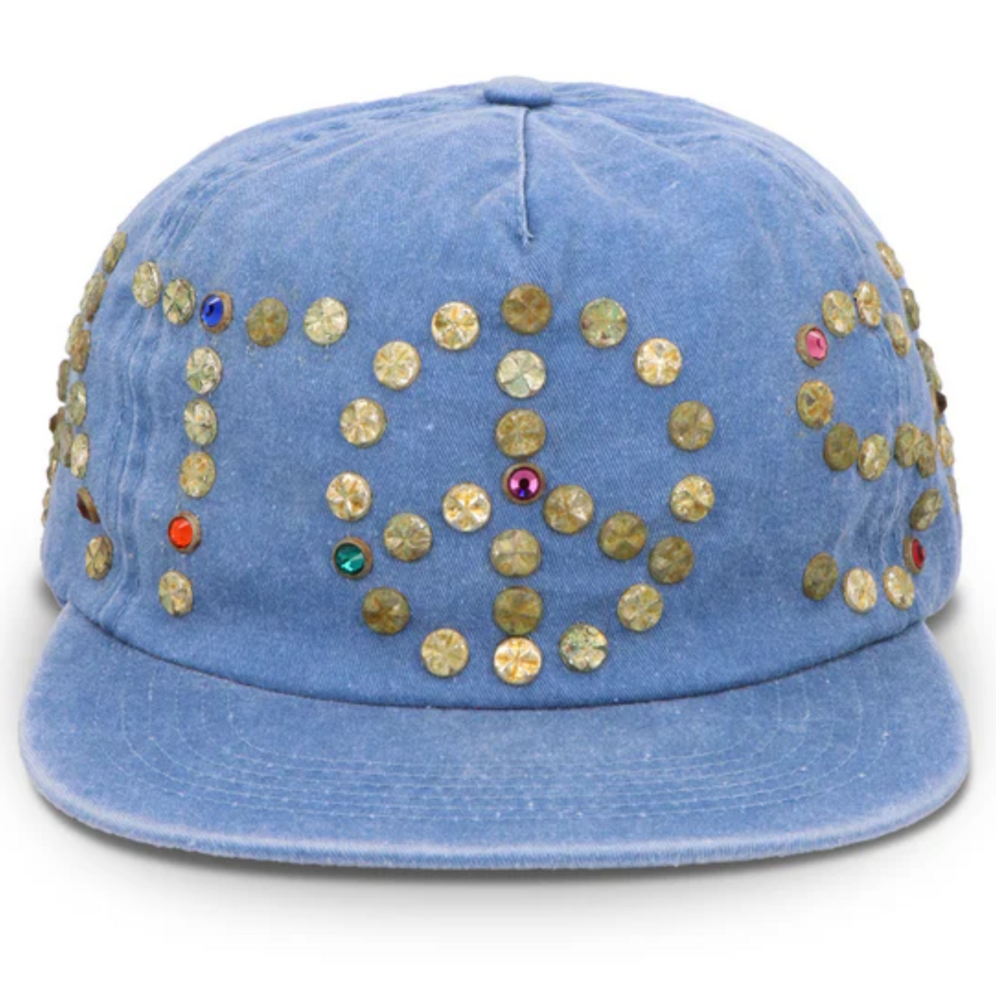 Satoshi Nakamoto Studded Wrap Around Hat
