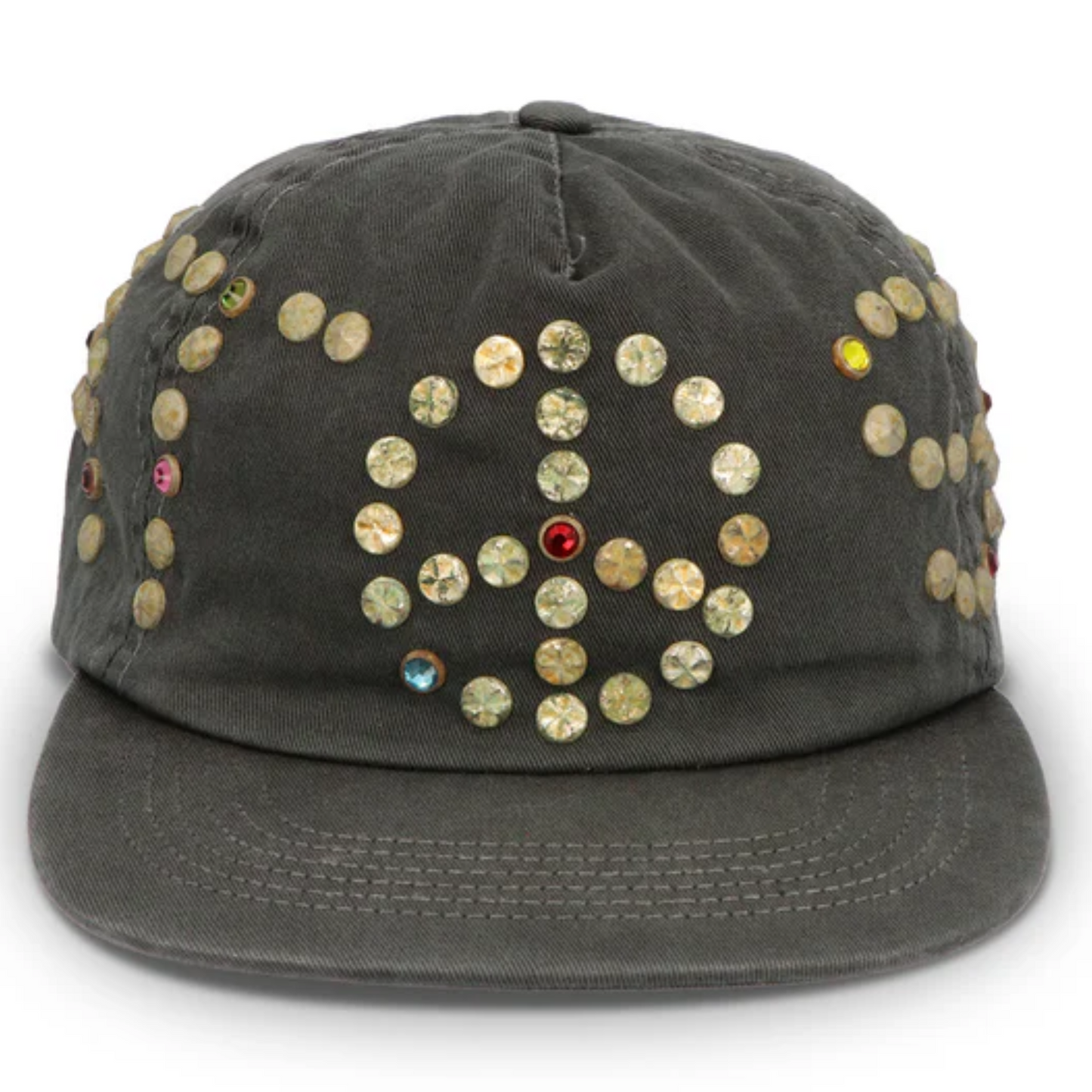 Satoshi Nakamoto Studded Wrap Around Hat