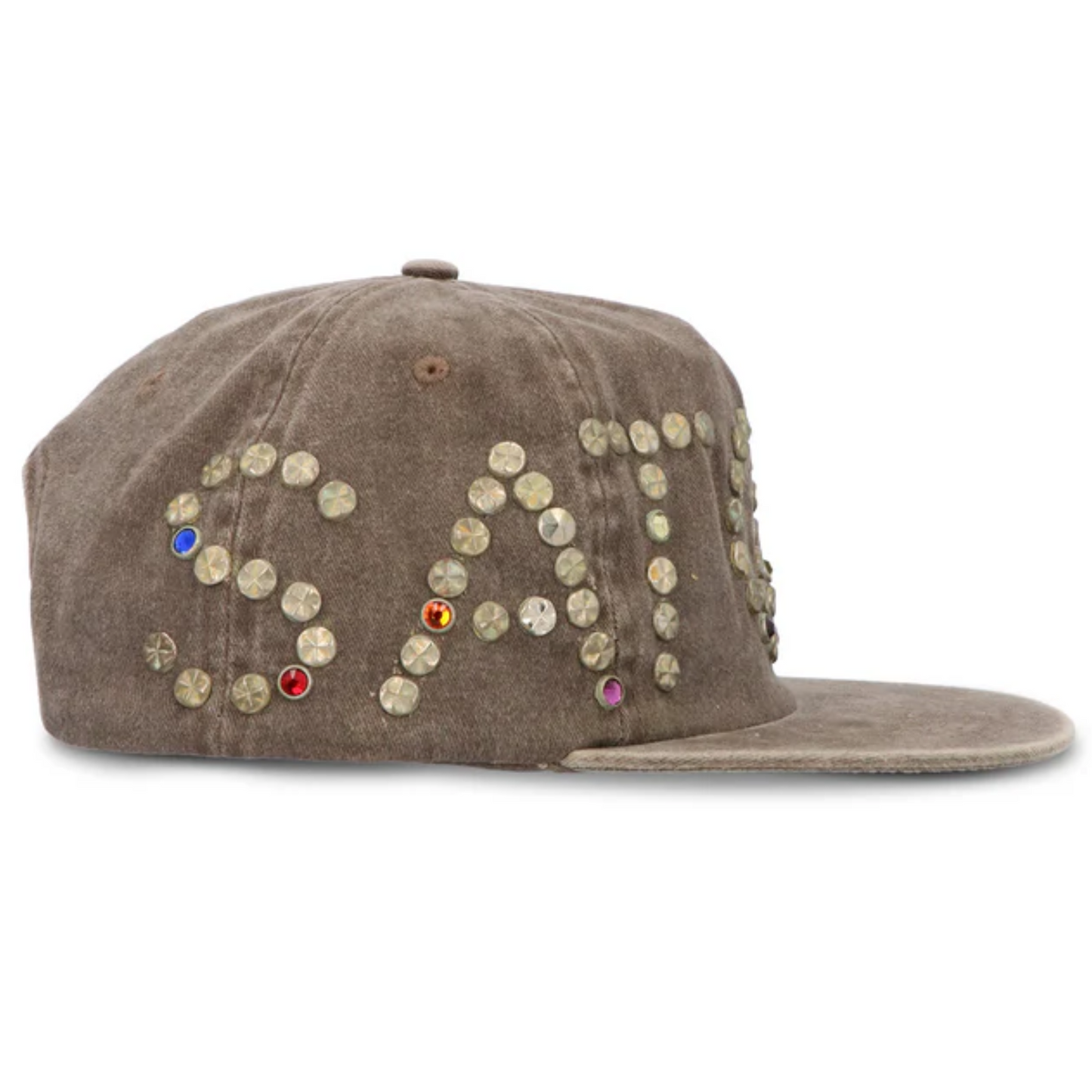 Satoshi Nakamoto Studded Wrap Around Hat