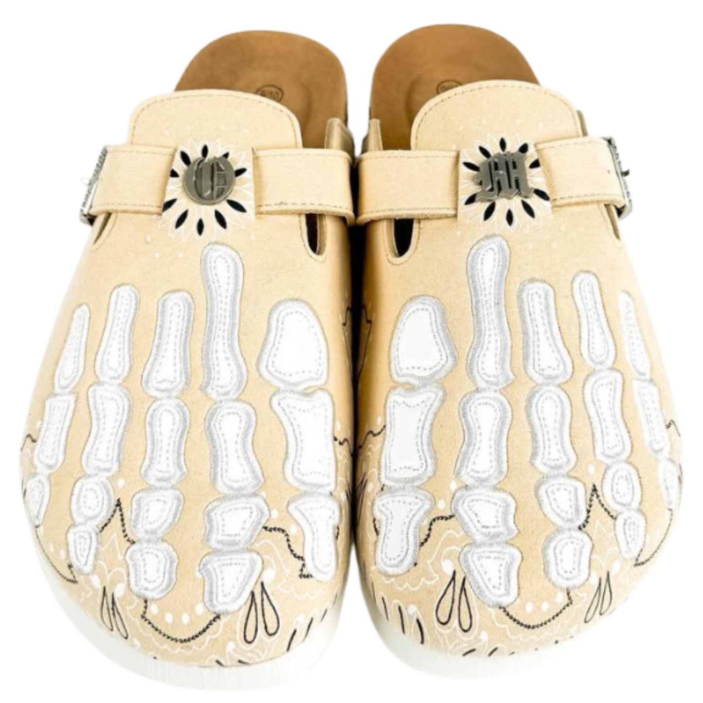 Octavious Marks Bandana Paisley Print Clogs