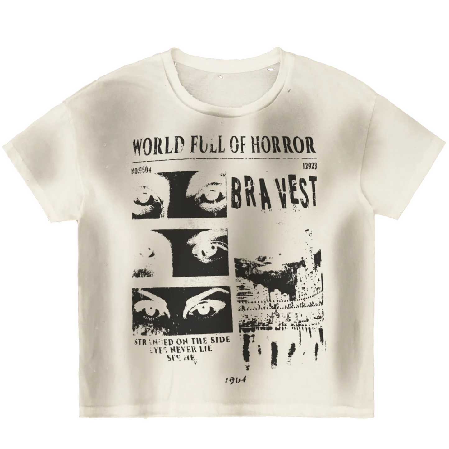 Bravest Studios White Horrors Vintage Tee