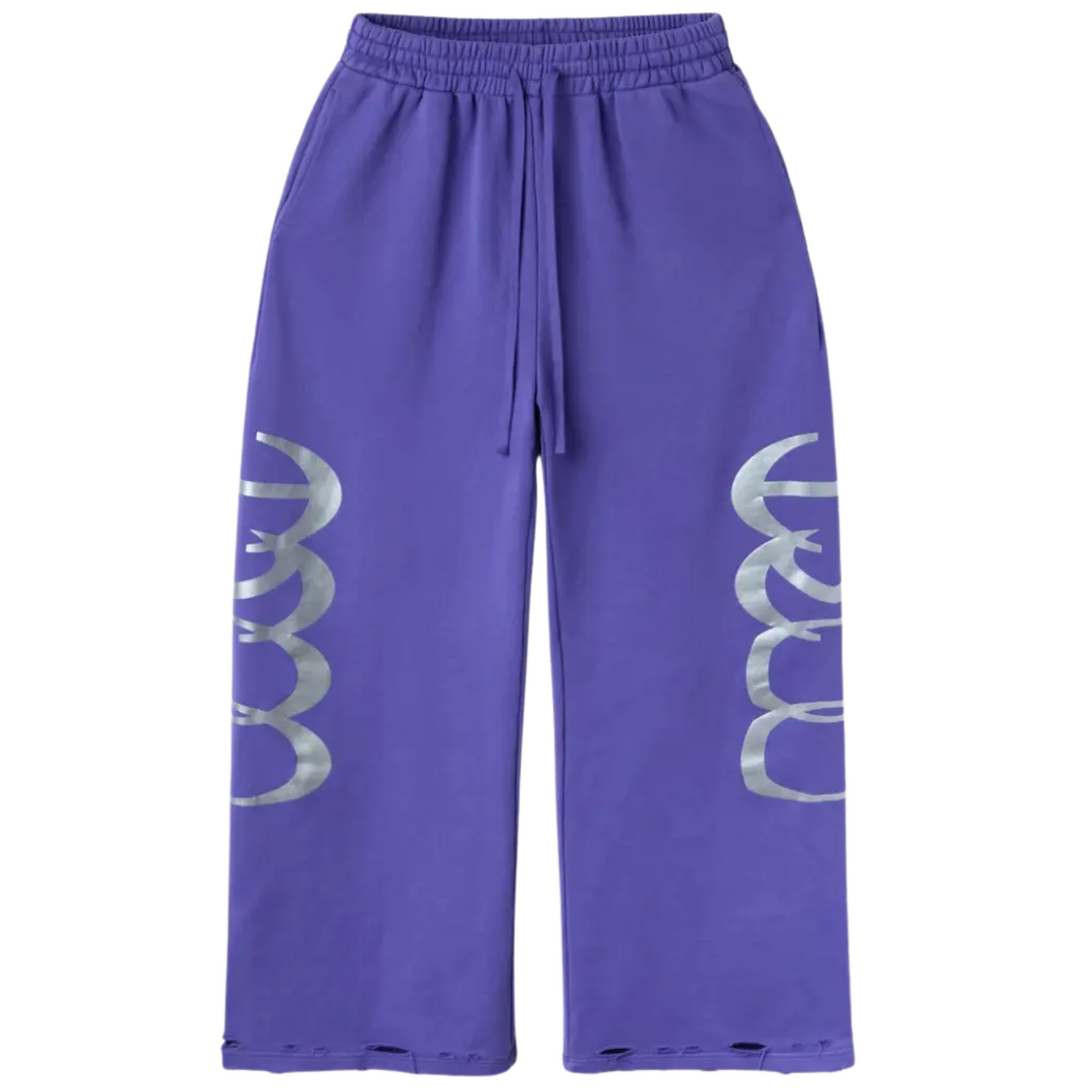 Happy Memories DON'T DIE HMDD Radar Sweatpants Purple Galaxy
