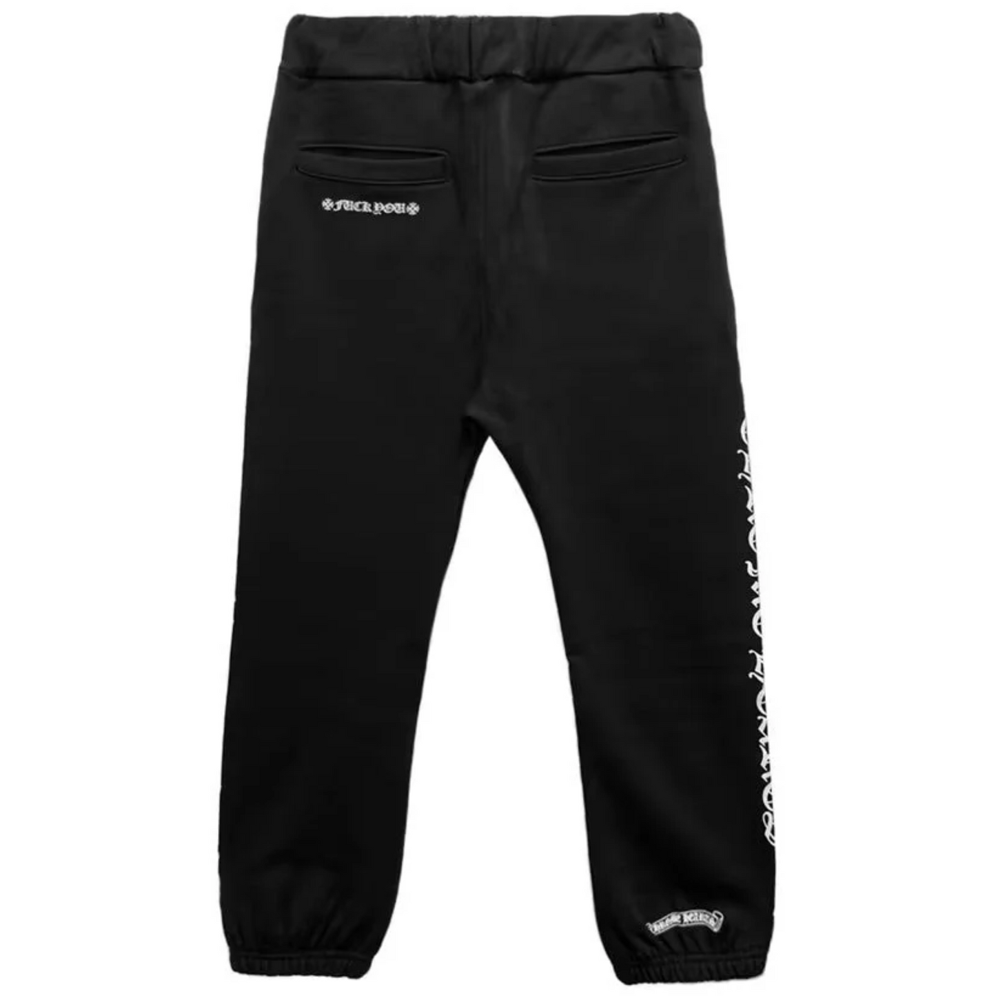 Chrome Hearts Scroll Logo Set Black