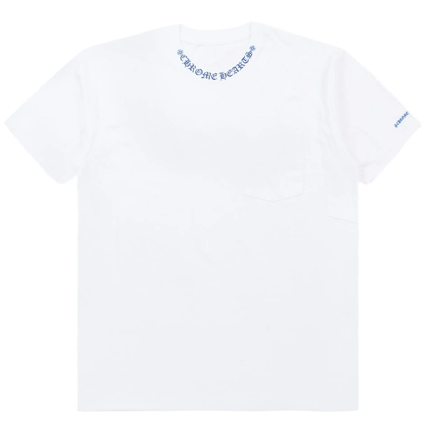 Chrome Hearts Neck Letters Logo Tee White