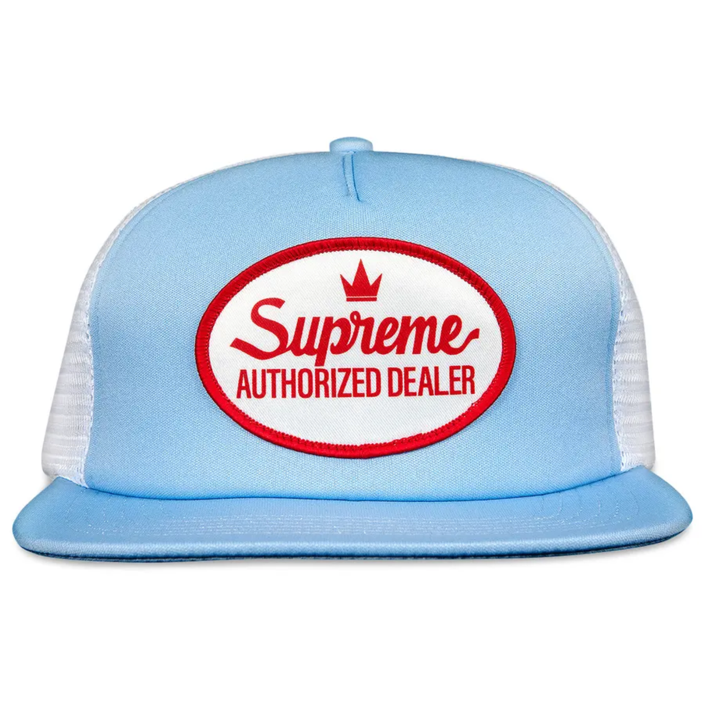 Supreme Authorized Mesh Back 5-Panel Light Blue