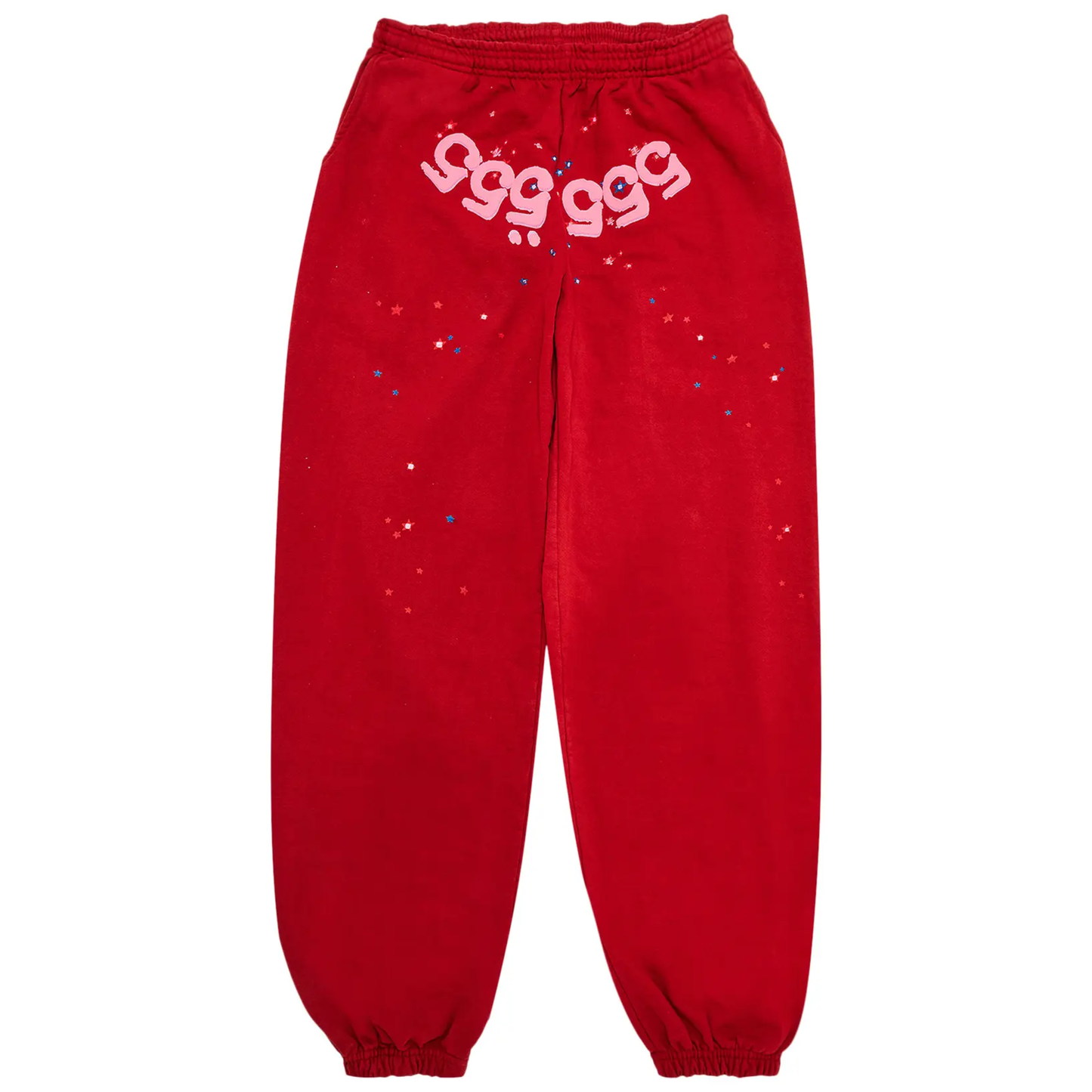Sp5der Worldwide Red Angel Number 555 Sweatsuit