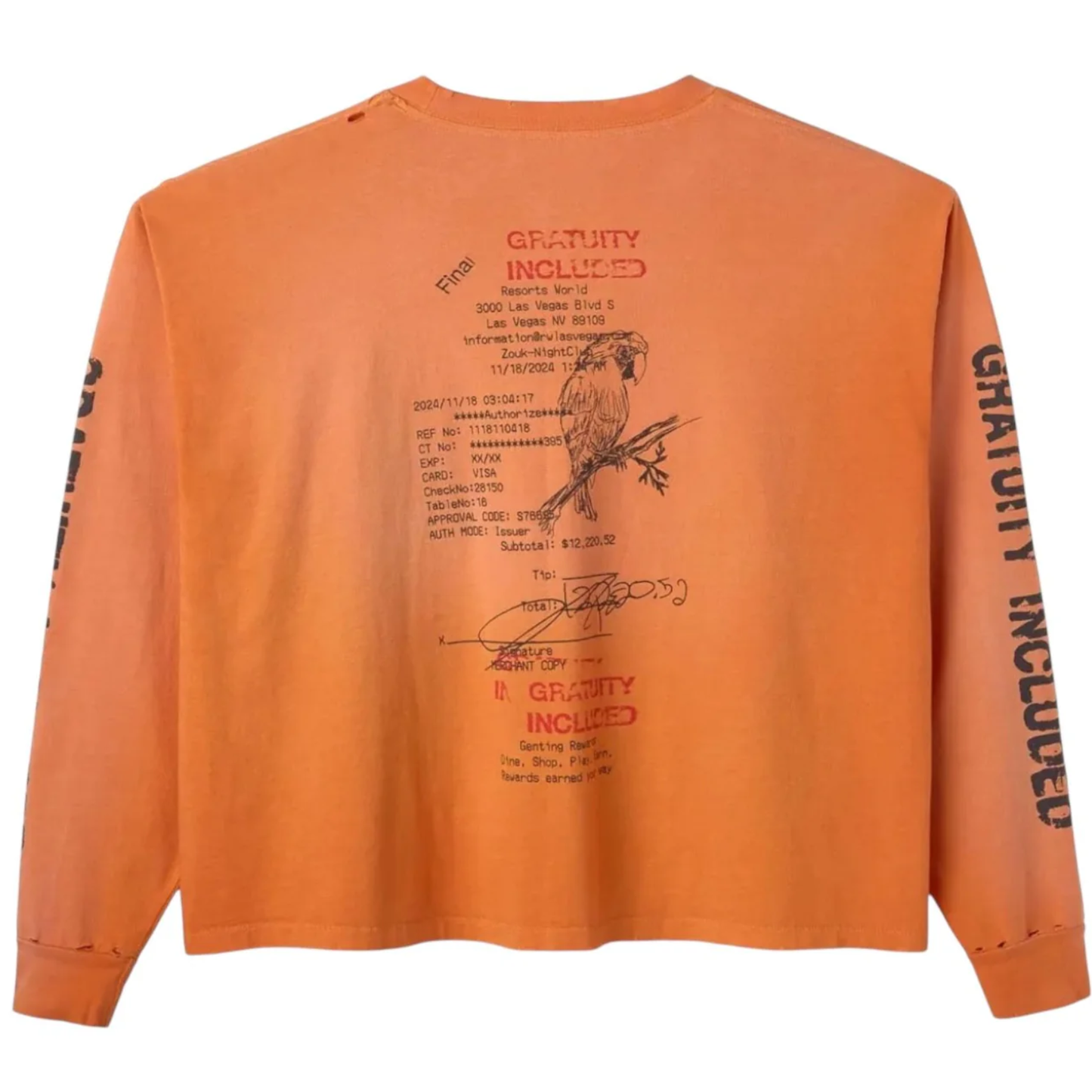 Happy Memories DON'T DIE HMDD Gratuity Added Long Sleeve Tee
