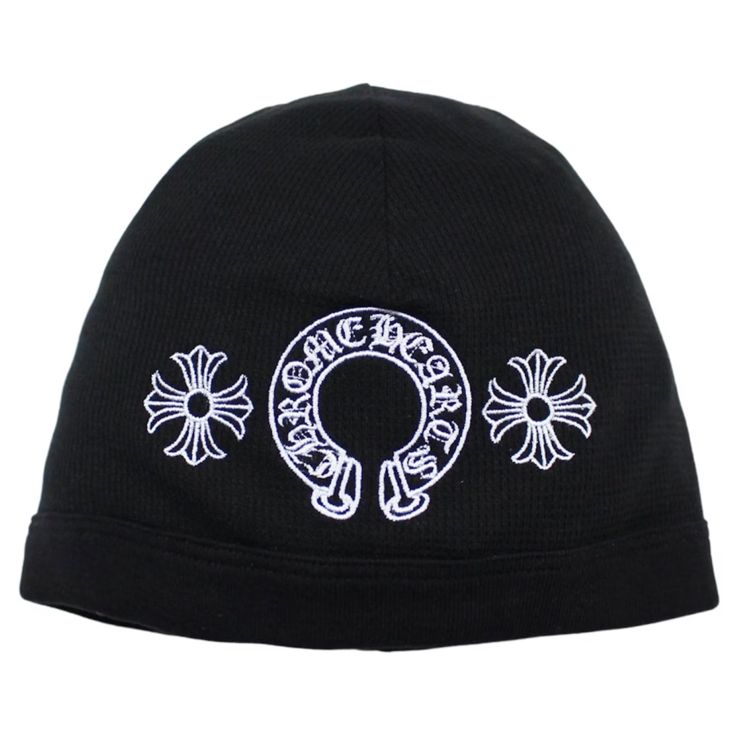 Chrome Hearts Horseshoe Skull Cap Beanie Black
