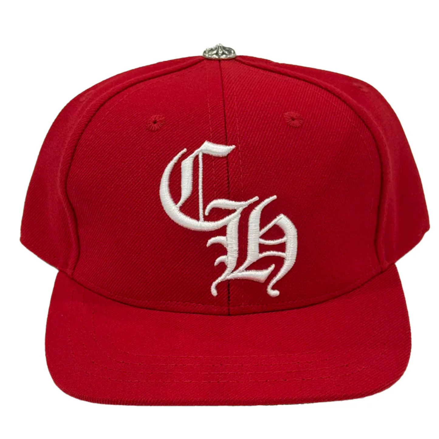Chrome Hearts CH Baseball Hat Red/White