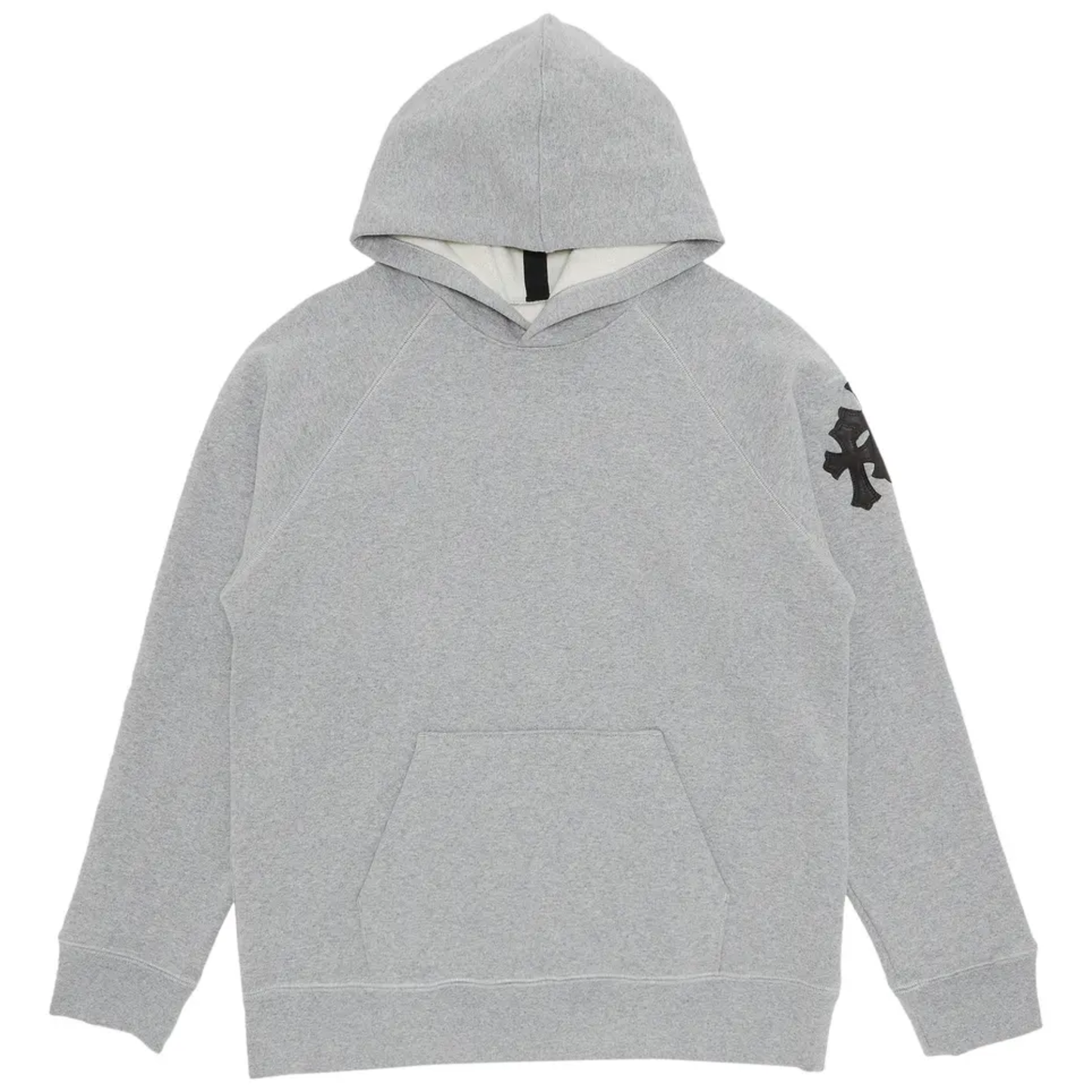Chrome Hearts Paper Jam Cross Hoodie Heather Grey