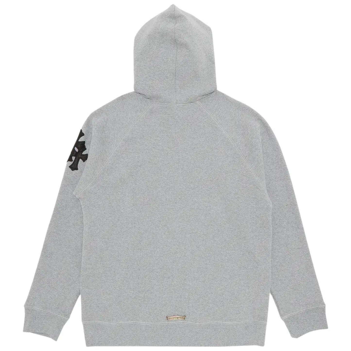 Chrome Hearts Paper Jam Cross Hoodie Heather Grey