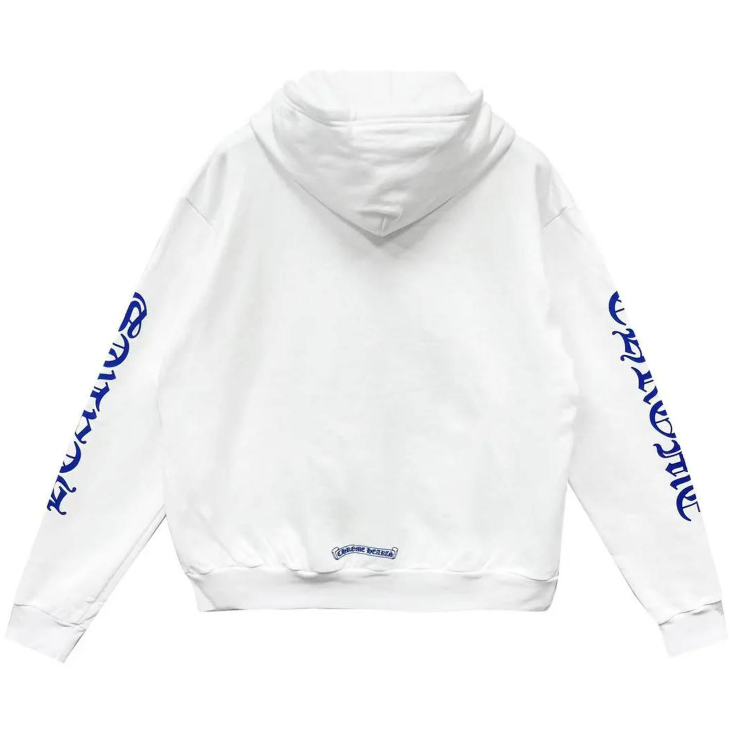 Chrome Hearts Blue Scroll White Zip Up Hoodie