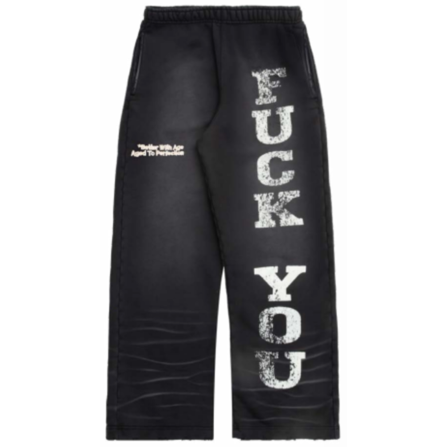 Better With Age Fuck Sweatsuit Faded Black