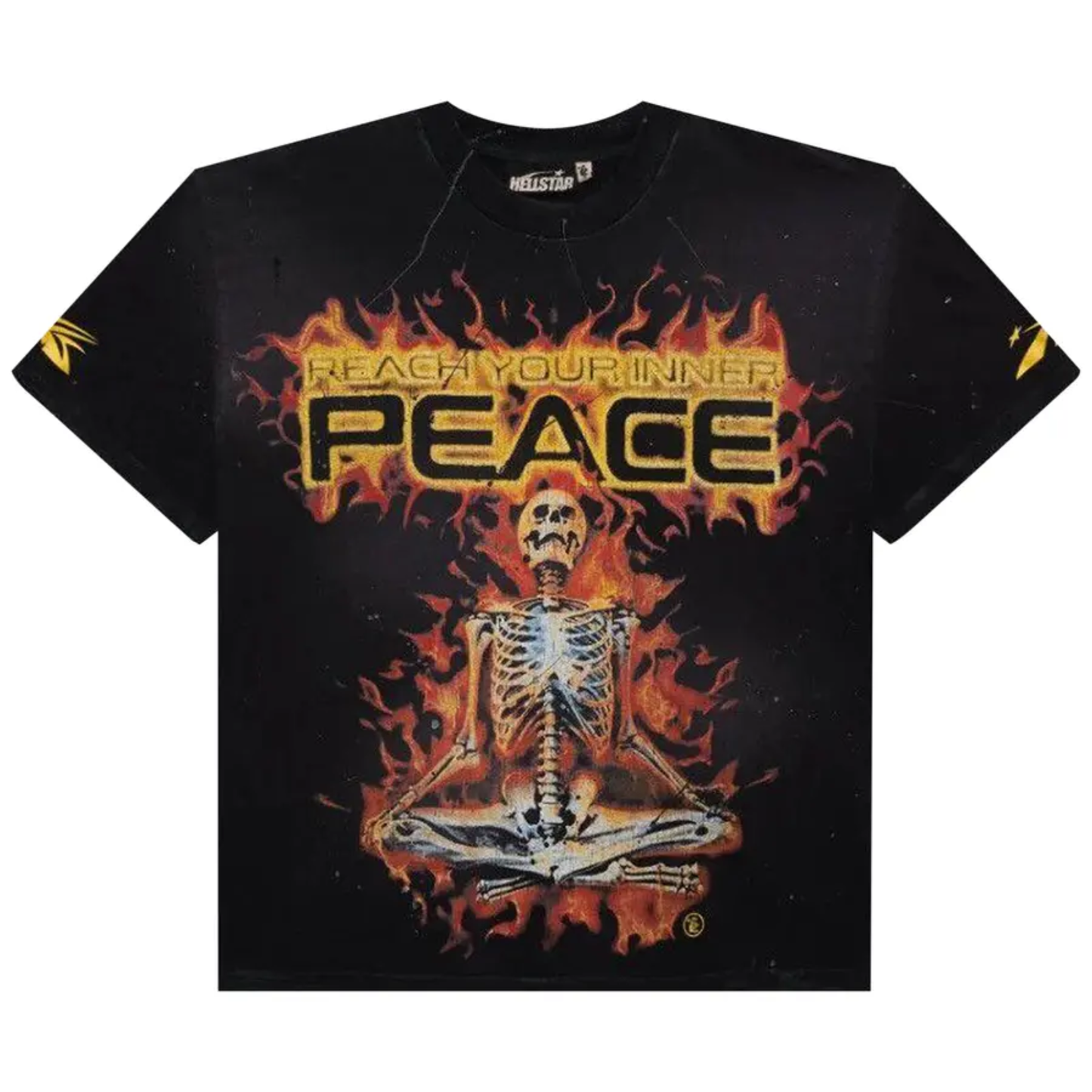 Hellstar Inner Peace Fire Tee 'Black'