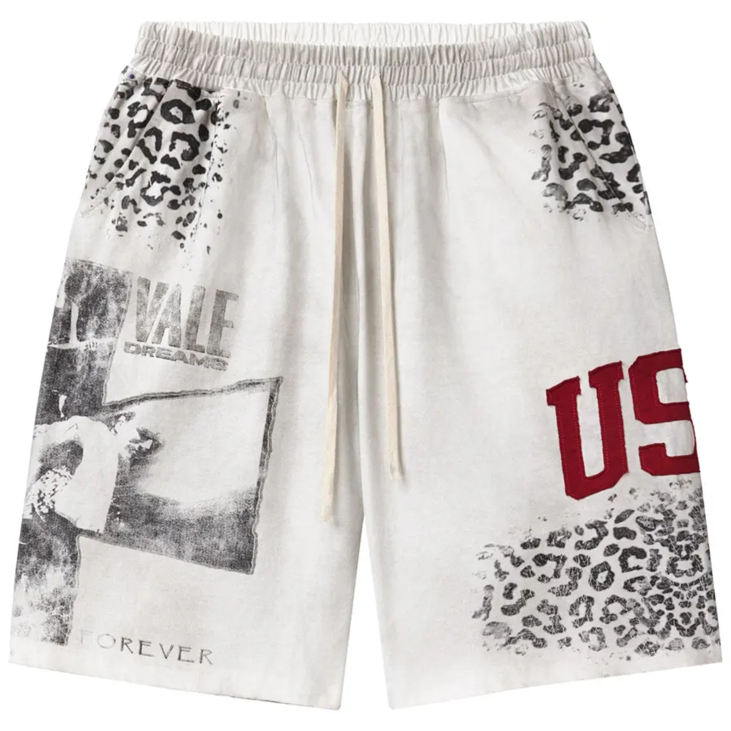 Vale Forever Cheetah Shorts 'Grey'