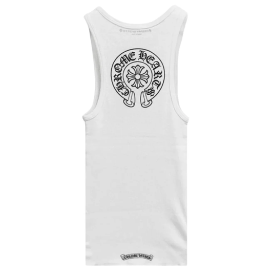 Chrome Hearts Horseshoe Tank Top White