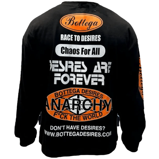 Bottega Desires Race to Desires Long Sleeve Tee