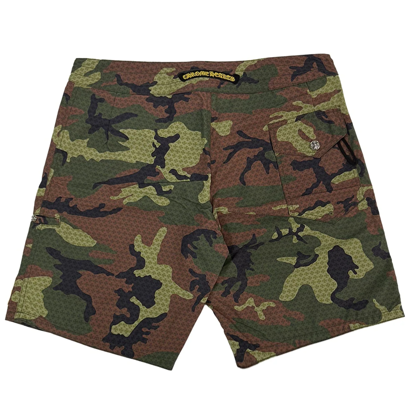 Chrome Hearts Tonal Monogram Camouflage Drawstring Shorts