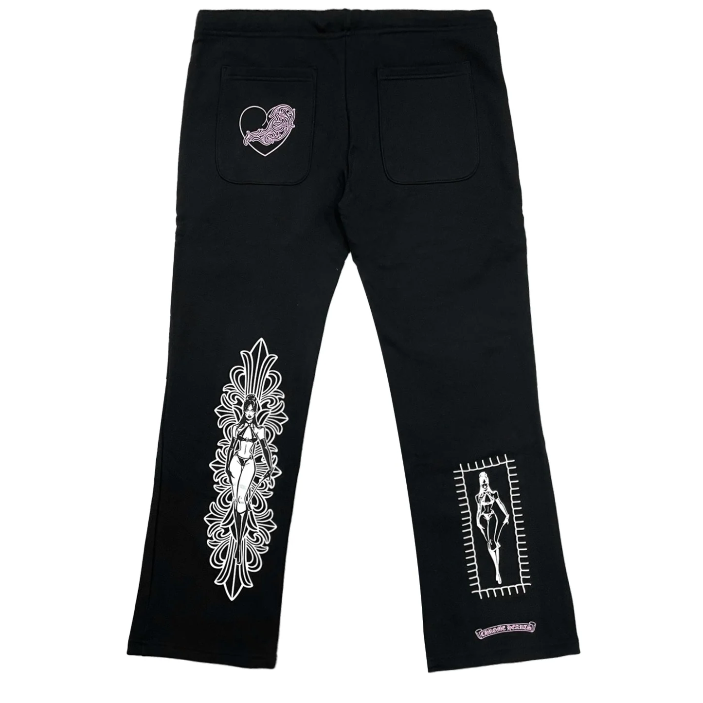 Chrome Hearts Deadly Doll Pink Dagger Logo Sweatsuit