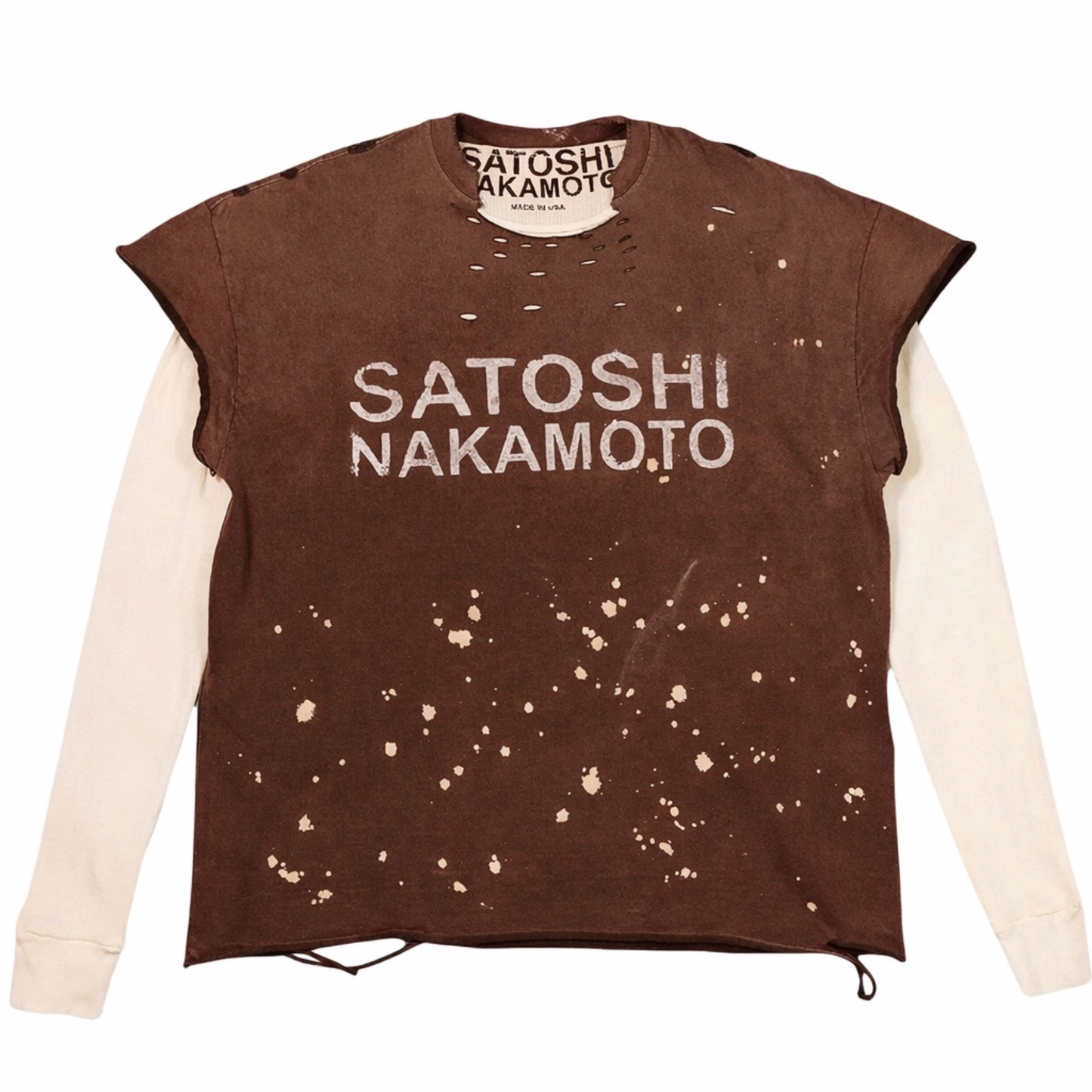Satoshi Nakamoto Luke T-Shirt Thermal Brown