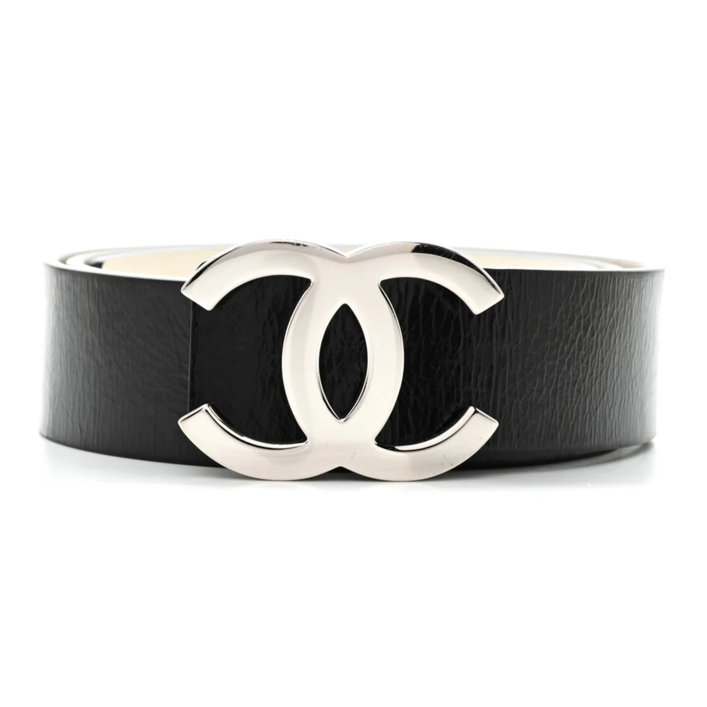 Chanel Patent Calfskin CC Reversible Belt