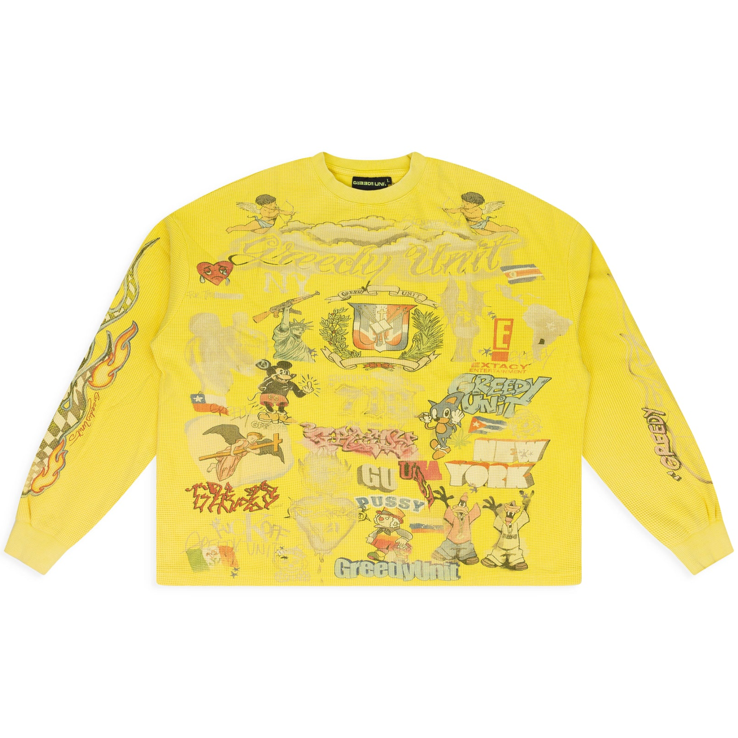Greedy Unit All-Over Print Long-Sleeve Thermal