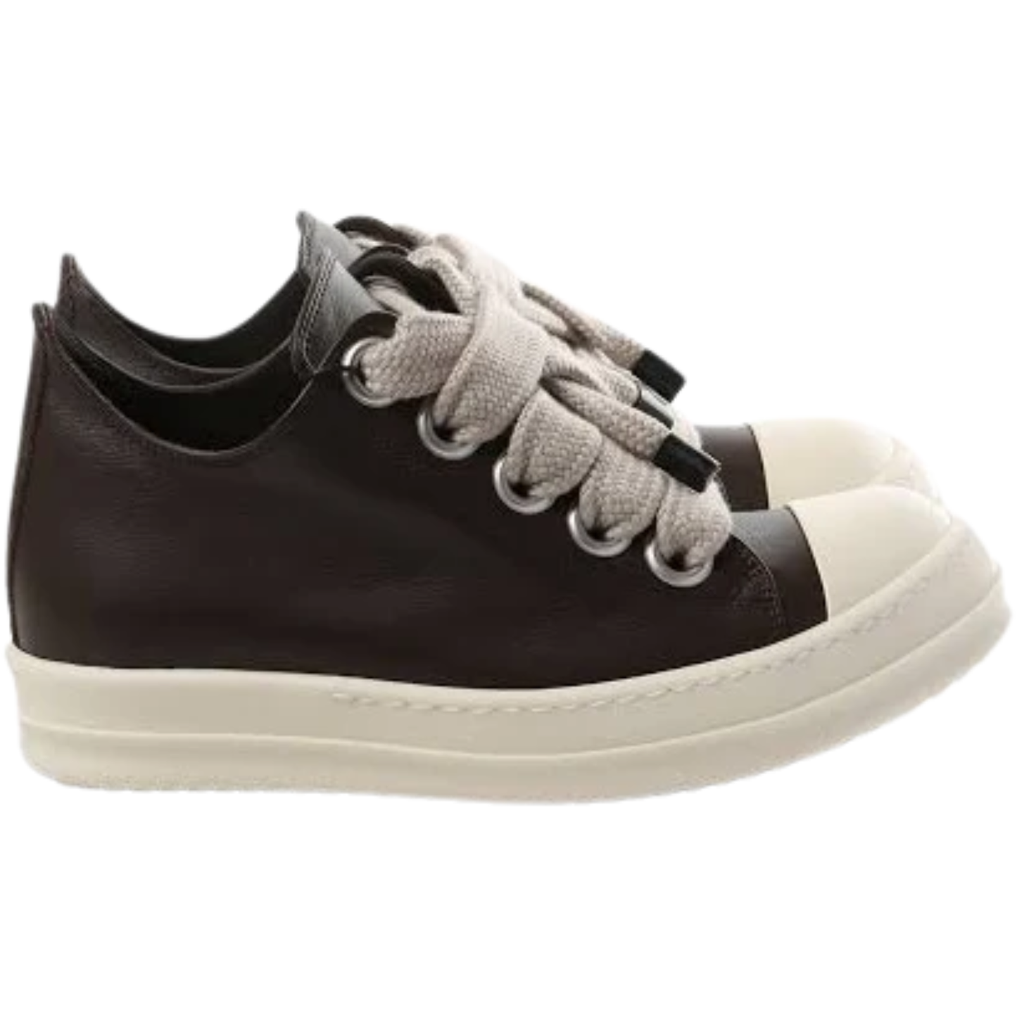 Rick Owens Ramone Low Jumbo Laces Macassar