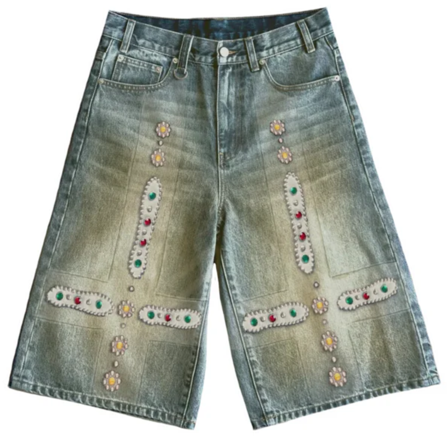 Bravest Studios Sapphire Denim Shorts Blue