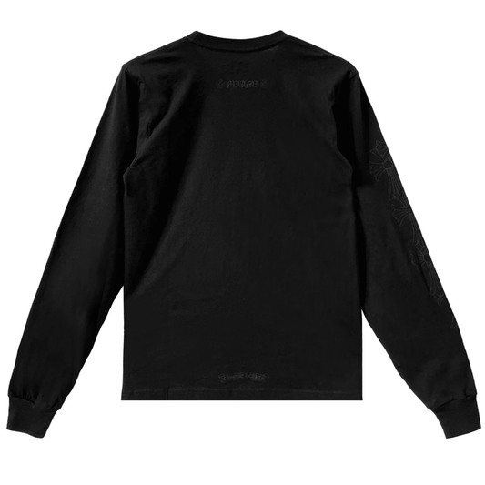 Chrome Hearts Miami Cemetery Vertical Logo Long Sleeve Tee