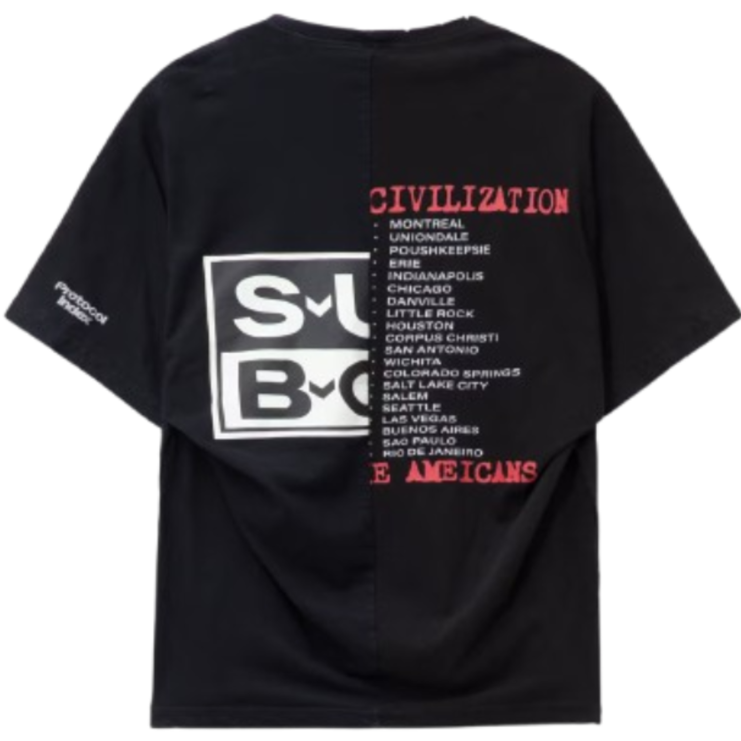 Protocol-Index Fake Shoulder Seam Tee
