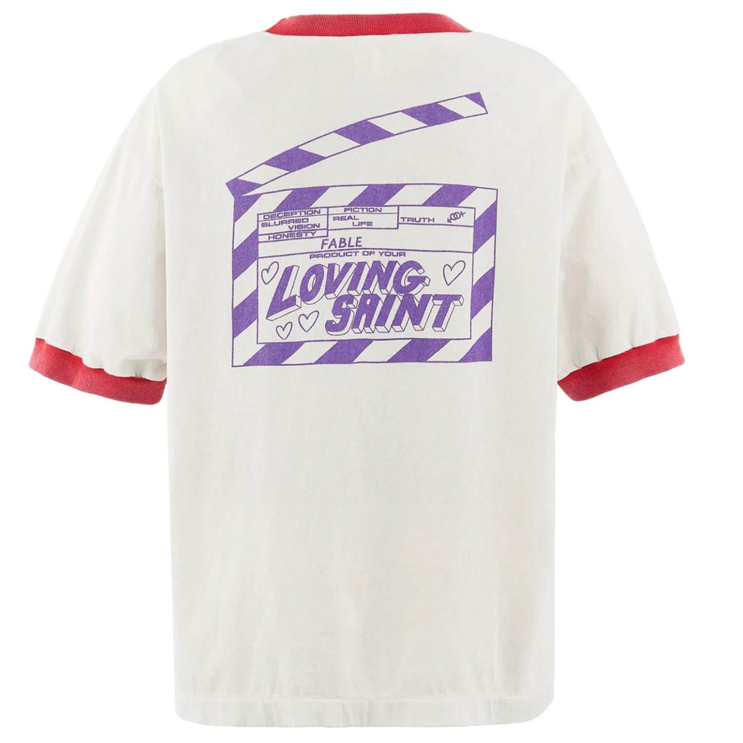Saint Mxxxxxx I Love Saint Ringer Tee