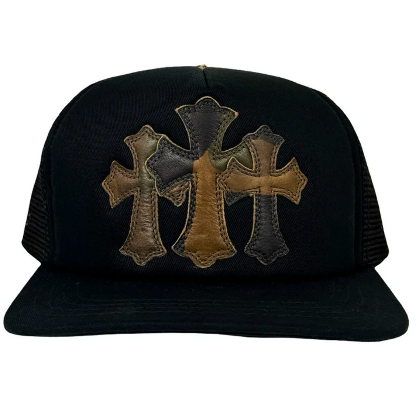 Chrome Hearts Cemetery Trucker Hat Black/Camo
