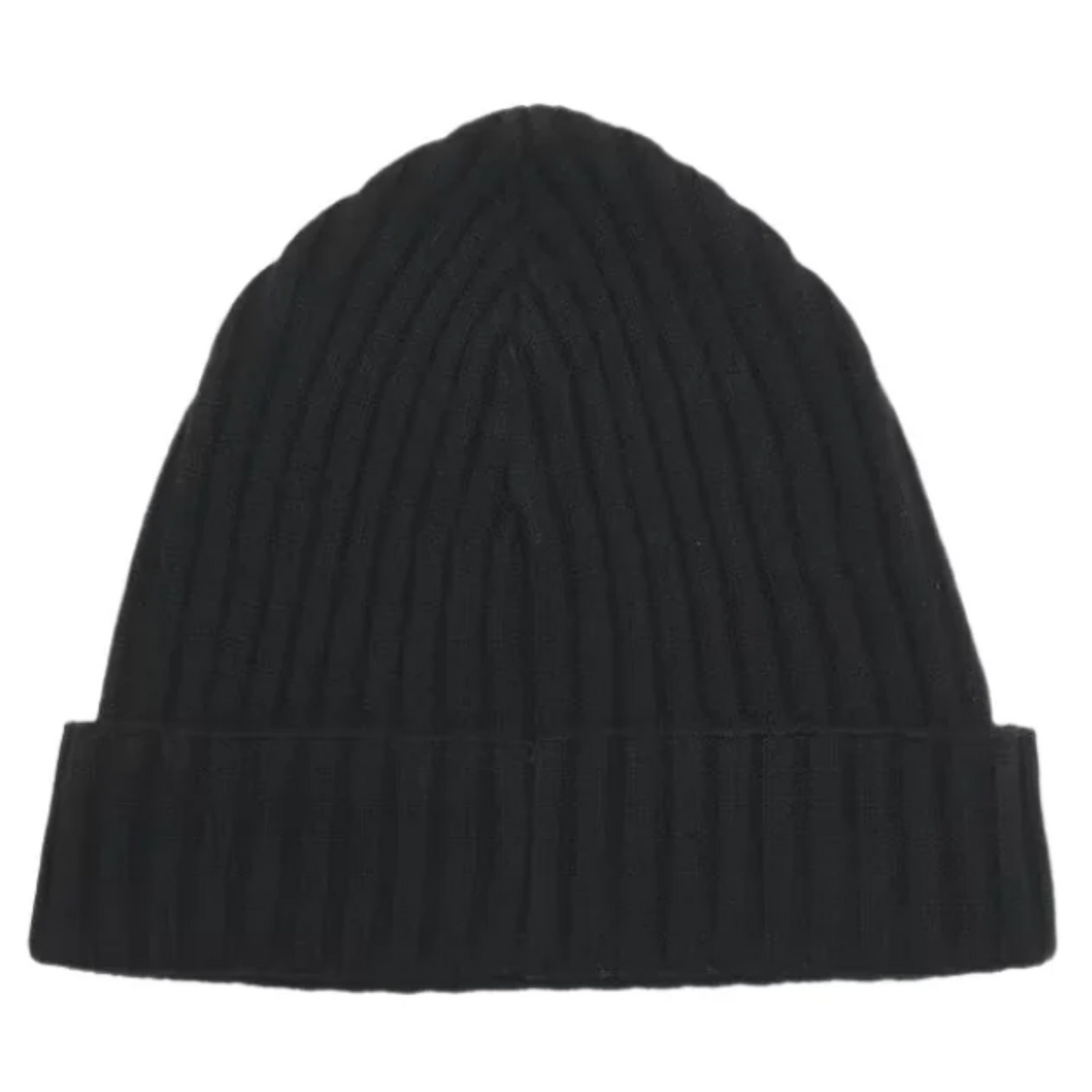Chrome Hearts Black Cashmere Leather Cross Beanie
