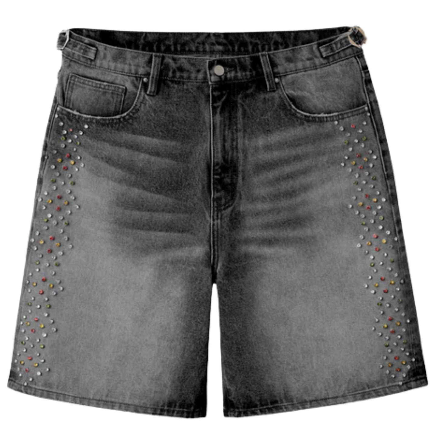 Happy Memories DON'T DIE HMDD 'H-STAR CRYSTAL' JORT SHORTS