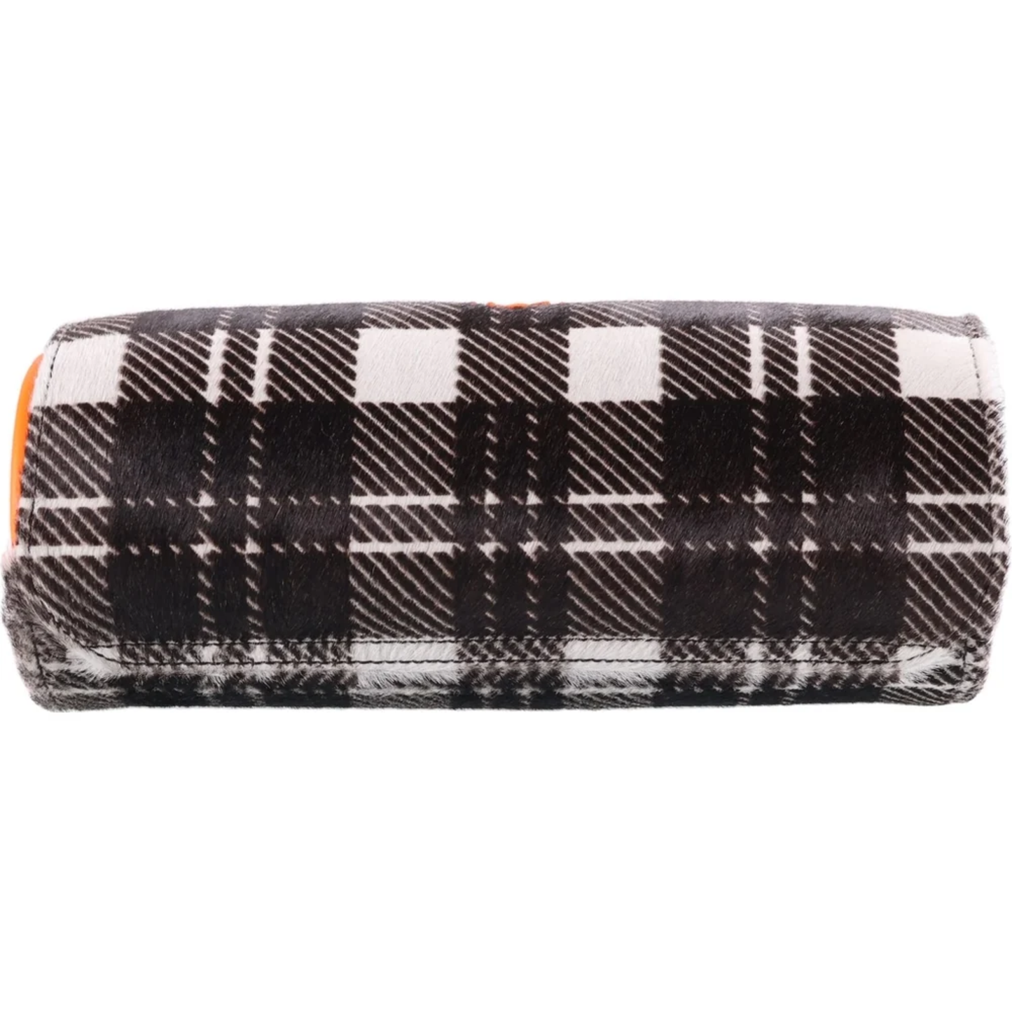 Chrome Hearts Cemetery Cross Patch Watch Case Plaid/Orange