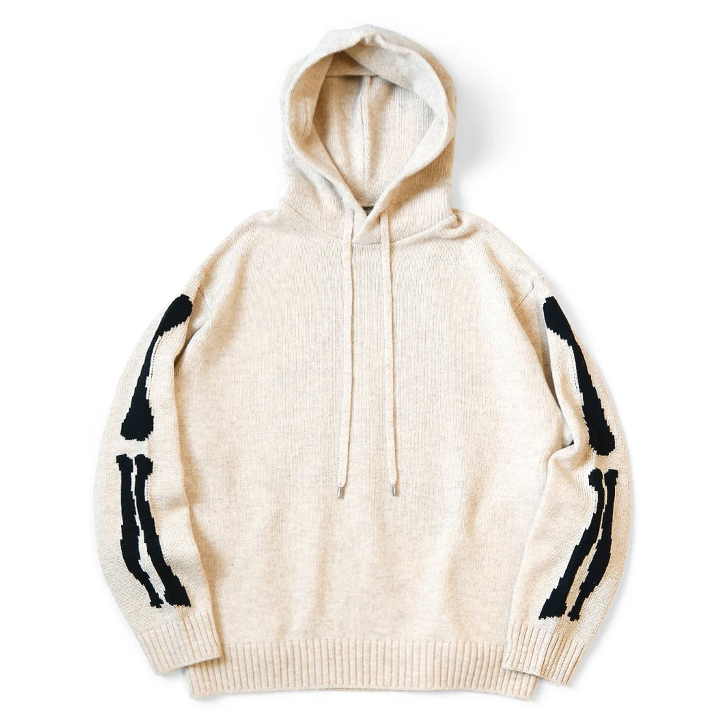Kapital 5G Wool Bone Hooded Sweater Cream