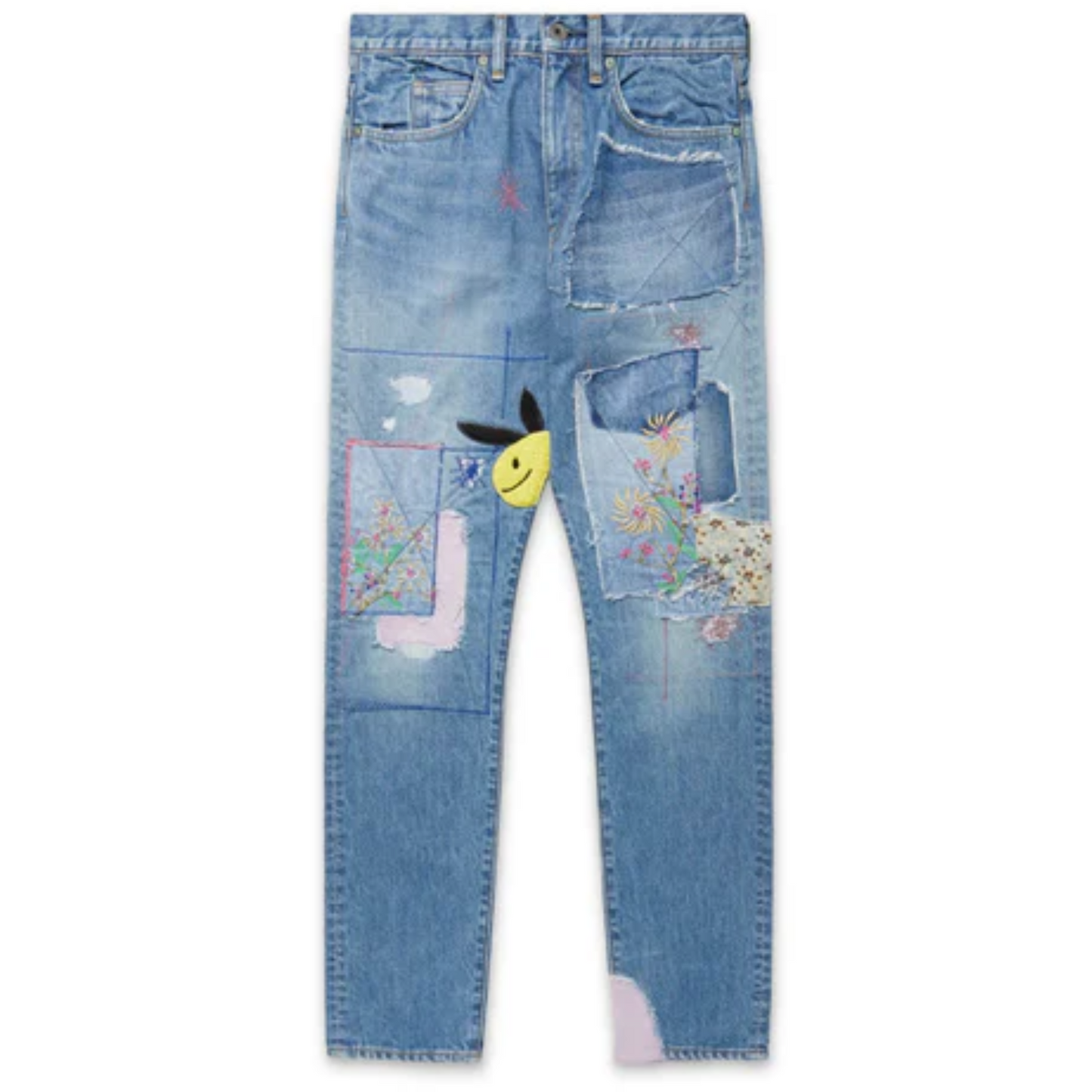 Kapital 14oz Denim 5P OKABILLY Gypsy Patch Remake Jeans