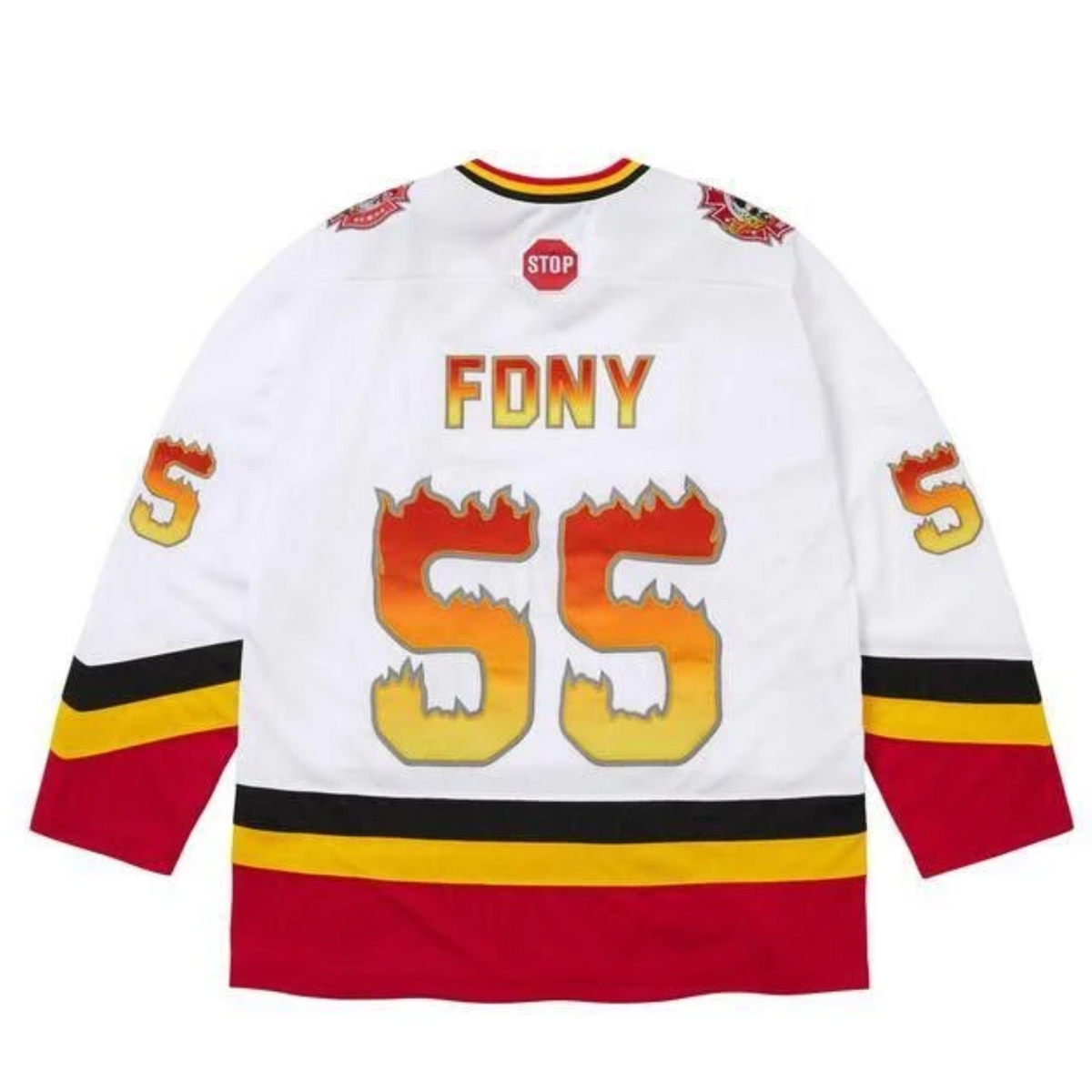Supreme x FDNY Hockey Jersey White
