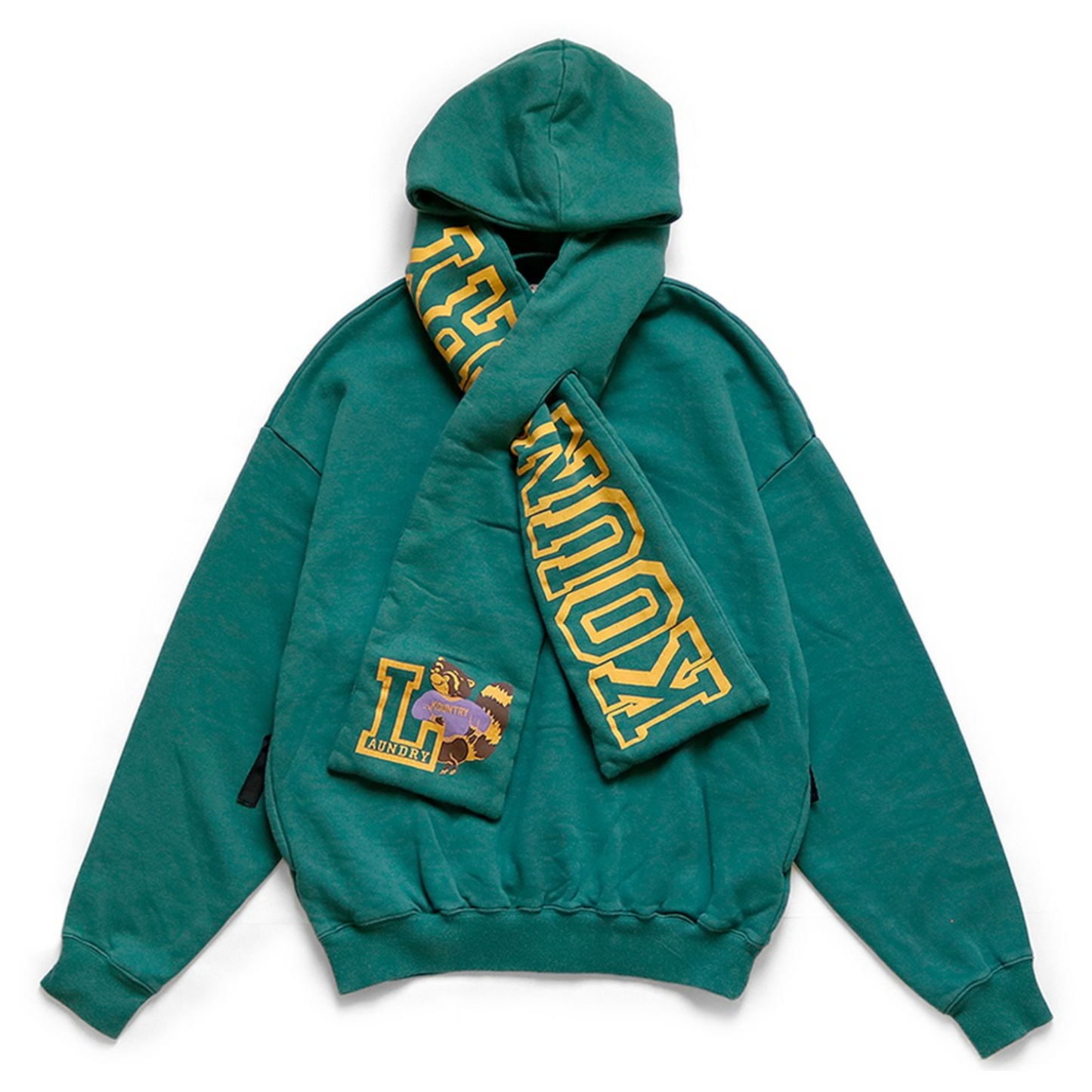 Kapital Fleece Scarf Flared Sweatsuit Teal
