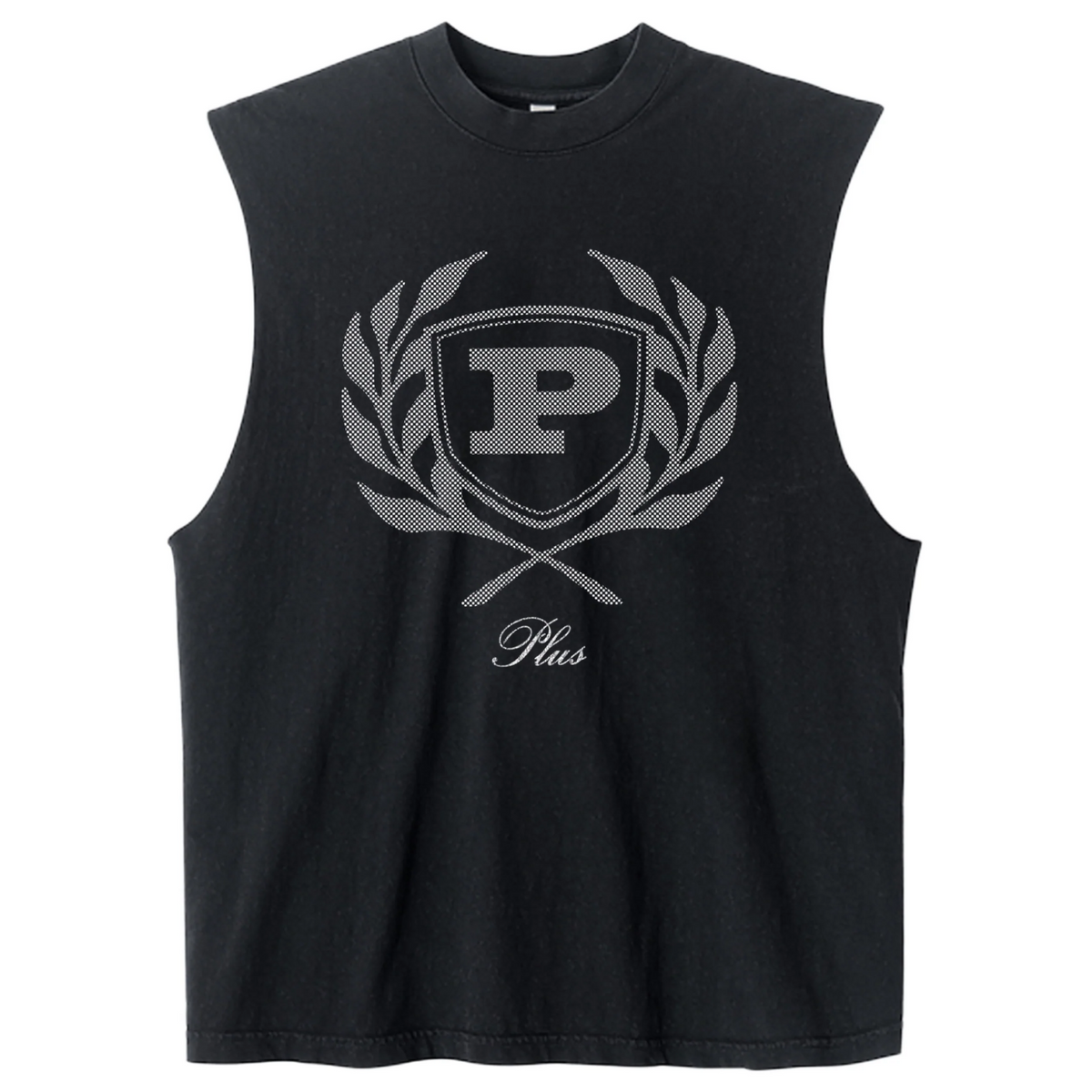 Plus+ Black Farm Sleeveless Tee